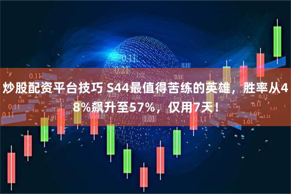 炒股配资平台技巧 S44最值得苦练的英雄，胜率从48%飙升至57%，仅用7天！
